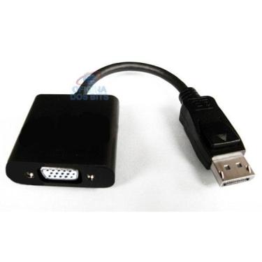 Imagem de Cabo Adaptador Conversor DisplayPort para vga - 15cm (DisplayPort M X vga f)