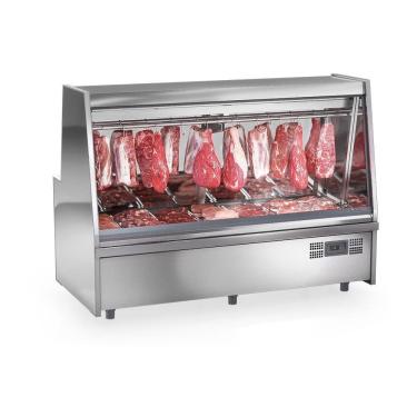 Imagem de Balcão De Carnes Gats200 Gelopar Expositor De Carnes Inox 2mt 220v