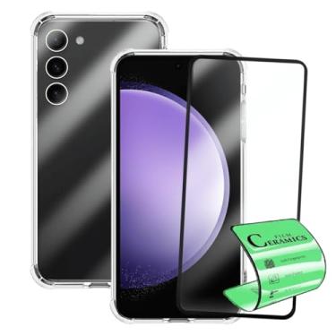 Imagem de Kit Capinha Capa Antiqueda para Samsung Galaxy S23 FE + Película Cerâmica 9D