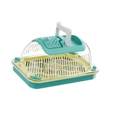 Imagem de WeiLaiKeQi Réptil Terrarium Habitat Cage Clear Conveniente Caixa de criação de répteis de répteis transparentes Répteis Cage para Tarrapera de Tartaruga de Frog