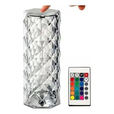 Imagem de Luminária Decorativa Cristal Rgb Quarto Sala Touching Usb - PGB