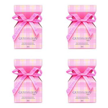 Imagem de Kit 4 Und Deo Colônia Giovanna Baby Rosa 50ml
