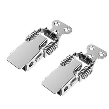 Imagem de Fivelas faturadas de pato, travas de grampo de alternância, travas de ferrolho, 2 peças de fixador de ferrolho de aço inoxidável 304, trava de alternância, trava de vedação de fivela de caixa de