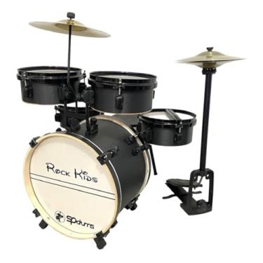 Imagem de Bateria Musical Rmv Infantil Rock Kids(Bateria Infantil Preto)