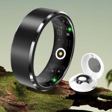Imagem de Rastreador de fitness Smart Ring YD LIFE 2025 AI Blood Oxygen Black