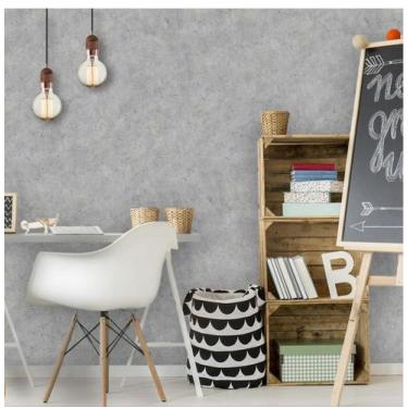 Imagem de Papel de Parede Concreto Estilo Cimento Queimado - Inove Papéis de Par