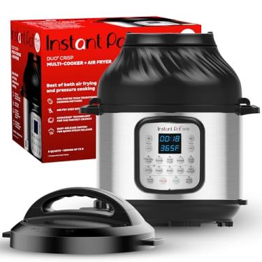 Imagem de Instant Pot Panela de pressão multiuso Duo Crisp 11 em 1 e fritadeira a ar, 6 litros