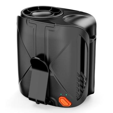 Imagem de GEHEN Ventilador de cintura portátil, 6000 mAh recarregável operado por bateria até 31H de tempo de trabalho, ventilador de cinto de encaixe/usável, 6 velocidades 14000RPM fluxo de ar forte