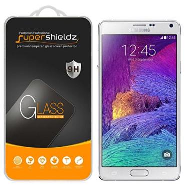 Imagem de (Pacote com 2) Protetor de tela Supershieldz para Samsung Galaxy Note 4 de vidro temperado, antiarranhões, sem bolhas