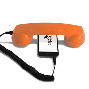 Imagem de Microfone Opis 60s: aparelhos para celulares, Laranja