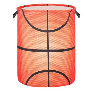 Imagem de SEASINK Cesta de roupa suja de basquete para decoração de quarto de meninos, presente de bola, cesto de berçário infantil para banheiro, quarto, bolsa de armazenamento de roupas de bebê para