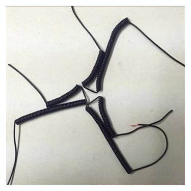 Imagem de Equipamentos de comunicação Spring Wire for Selfie Stick New Double Slingshot Spring Wire 0.3mm2 Square Self-timer Good Flexibility cable Fios e cabos