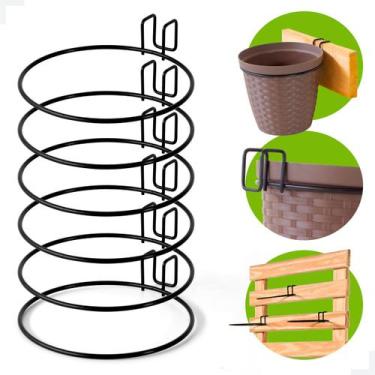 Imagem de Treliça em Aço-Carbono: Kit com 6 Unidades para Plantas e Vasos Estilo