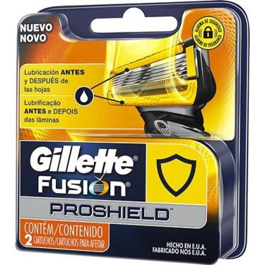 Imagem de Carga Gillette Fusion Proshield Com 2 Cartuchos