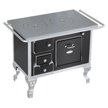 Imagem de Fogão A Lenha N1 Ferro Fundido Preto Direito