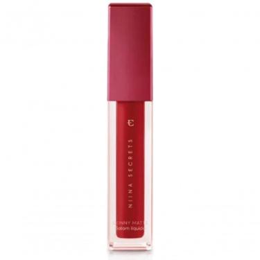 Imagem de Batom Líquido Vermelho Hibisco Niina Secrets Skinny Matte