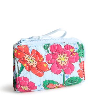 Imagem de Vera Bradley Disney Bolsa de cartão com zíper leve, Mickey Meadow, Mickey Meadow, One Size