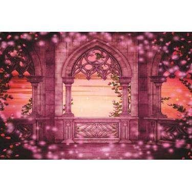 Imagem de Fundo Fotográfico Castelo Fantasia De Princesa 2,60X1,50 - Mix estilos