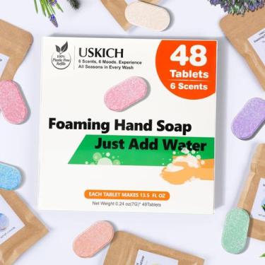 Imagem de Recargas de sabonete espumante para mãos USICH, pacote com 48 - USKICH