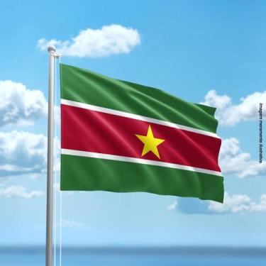 Imagem de Bandeira do Suriname 80cmx140cm Tecido Oxford 100% Poliéster - Present