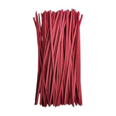 Imagem de 1kg De Fecho Lacre Arame Araminho Amarrilho 10cm Colorido - AAZ, Verme