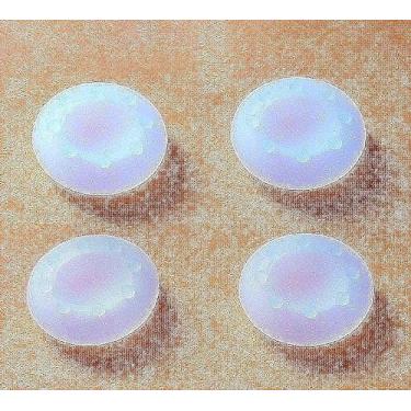 Imagem de Capa de silicone analógico para controle de jogos PS4 PS3 PS2 Xbox 360 Xbox One (4 peças transparentes)