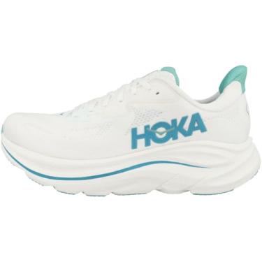 Imagem de Hoka Clifton 10 Tênis masculino, Branco/azul celeste, 39