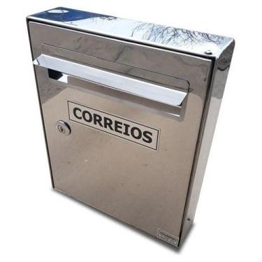 Imagem de Caixa Correio Inox P/entrada De Prédio C/chapéu Aço 304 - CASINOX, Cin