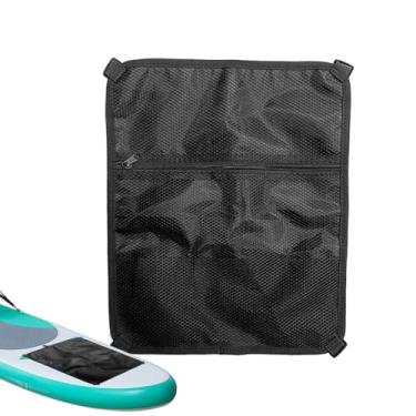 Imagem de Saco De Convés Para Prancha De Paddle | Saco em Rede para Convés de Prancha de Paddle - Bolsa Impermeável Acessórios para Desportos Aquáticos Organizador para Telemóveis Chaves Roupas Acessórios