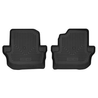 Imagem de Husky Liners — Contorno X-act | Serve para Jeep Wrangler JL 2018-2024, 2 portas, 2ª fileira - preto, 1 peça | 54641