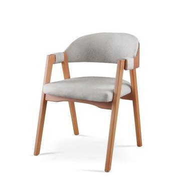 Imagem de Kit 6 Cadeiras Para Mesa De Jantar Gaia Linho Cinza