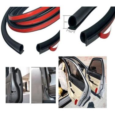 Imagem de Borracha Porta Colar Auto Adesiva Vedação Universal 10 Metros Autotrav