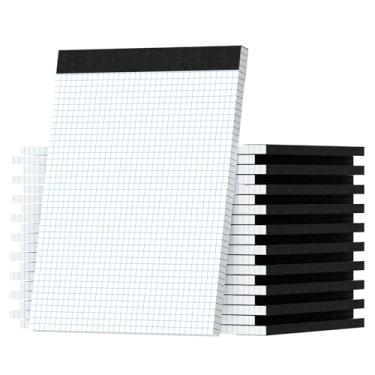 Imagem de Ciphyfee Caderno de papel quadriculado 20 x 28 cm pautado quádrupla, pacote com 20