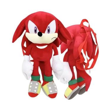 Imagem de Mochila Infantil De Pelúcia Sombra Preta, Personagem De Jogo Clássico,