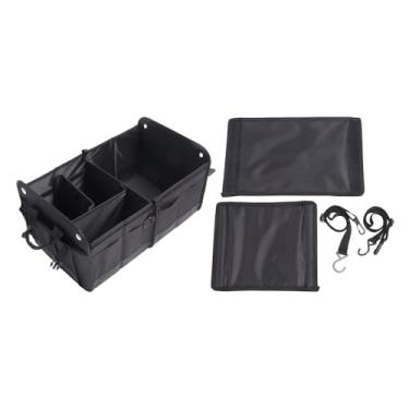 Imagem de YWBL-WH Organizador Universal de Tronco de Carros Com Placa de Piso Reforçado, Caixa de Armazenamento Dobrável para Material de Escritório, Acessórios e Brinquedos, Se Encaixa Em Todos