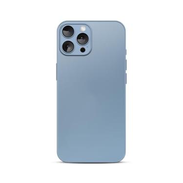 Imagem de Capinha Compativel com iPhone 15 Pro Verso Vidro Fosco Bordas de Silicone Luxuosa Premium Com Proteção de Camera