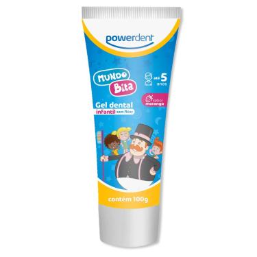Imagem de Gel dental infantil Powerdent Mundo Bita 100g