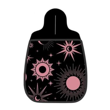 Imagem de Lixeira De Carro Organizador Lixinhocar Arte Estrelas Rosa