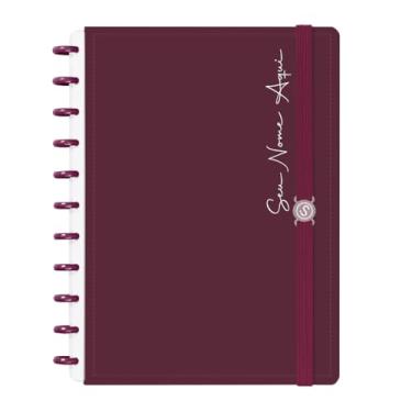 Imagem de Caderno de Disco Inteligente Personalizado Iscool G Solid Colors Marsala