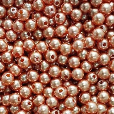 Imagem de PÉROLA DE ABS LISA Nº 06 20G PEROLA 6 MM - LADEIRA BIJUTERIAS, COBRE