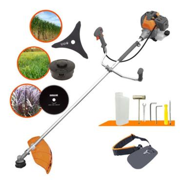 Imagem de Roçadeira De Cortar Grama À Gasolina Tekna Multicortes