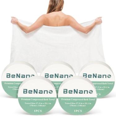 Imagem de Toalha comprimida Benano Premium 55,1 x 27,5 polegadas 100% USDA Bioba