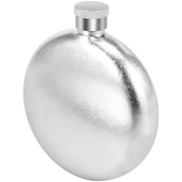 Imagem de ZJRDYYK Mini frascos para álcool, frasco de bolso de bebida de 160 ml, frasco de uísque portátil, frasco fino, frascos de quadril para bebidas alcoólicas