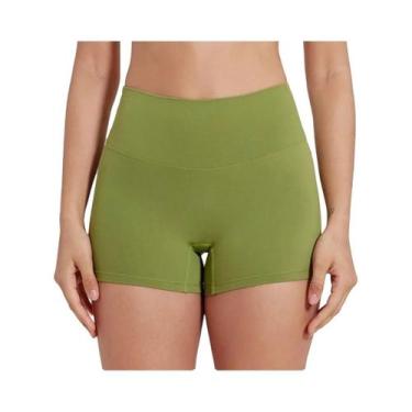 Imagem de Shorts De Yoga Femininos Sexy Em Cor Sólida, Confortáveis E Macios, Sh