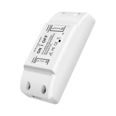 Imagem de Interruptor Inteligente WiFi 10A Controle Remoto Sem Fio Disjuntor Con
