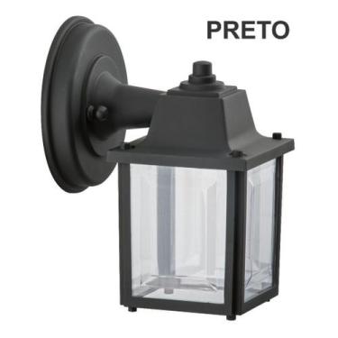 Imagem de Arandela Externa Colonial Vintage Retro Quadrada Preto 336 - Click Inj