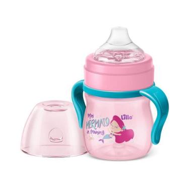Imagem de Copo de Aprendizado com Alça Evolution 150ml Rosa - Lillo