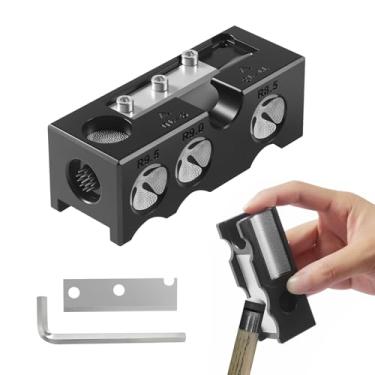 Imagem de Vastarsky Modelador de ponta de taco de sinuca 11 em 1, ferramenta profissional de ponta de taco de sinuca, ferramenta portátil de acessórios para tacos de bilhar, kit de reparo de tacos de sinuca