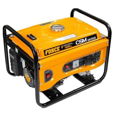 Imagem de Gerador de Energia Portátil a Gasolina GM-3500 3500VA 6,5HP Bivolt Partida Manual - 40144402 - CSM