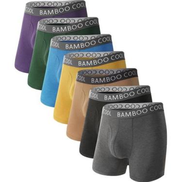 Imagem de Cuecas boxer BAMBOO COOL, roupa íntima masculina ultra confortável e m